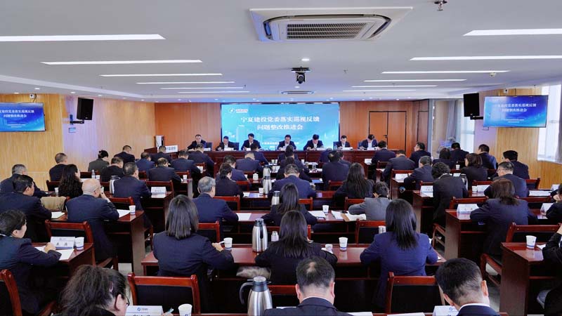寧夏建投黨委召開落實(shí)巡視反饋問題整改推進(jìn)會